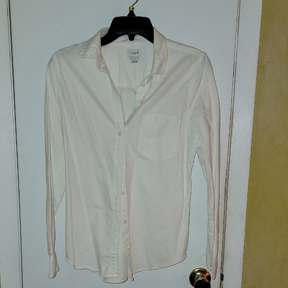 Women's White Button-Up Shirt
